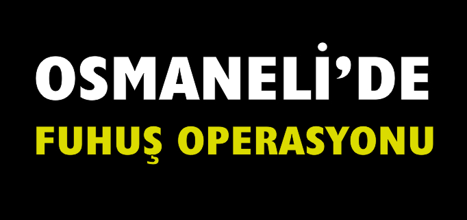 OSMANELİ’DE FUHUŞ OPERASYONU