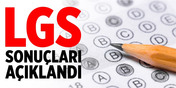 LGS sonuçları açıklandı