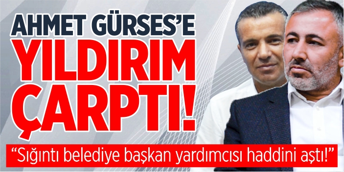 Ahmet Gürses'e Yıldırım çarptı