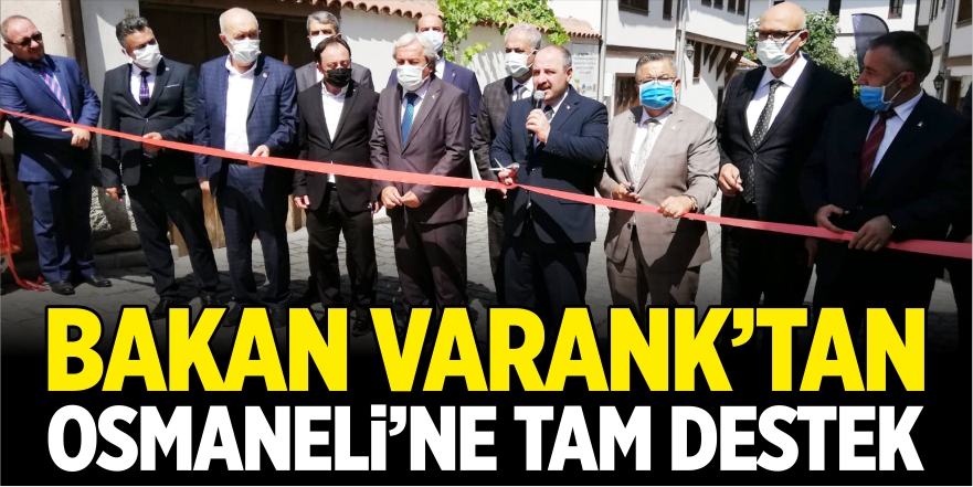 Bakan Varank'tan Osmaneli'ne tam destek