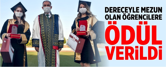 Dereceye giren öğrenciler ödüllendirildi