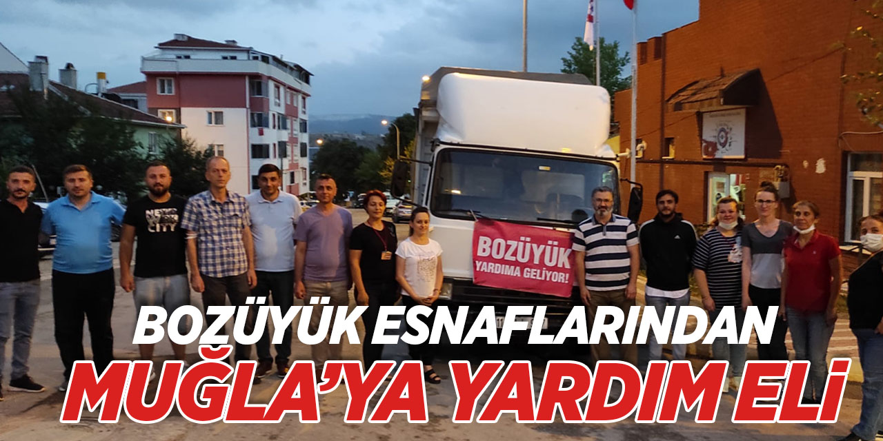 Bozüyük Esnaflarından Muğla'ya Yardım Eli