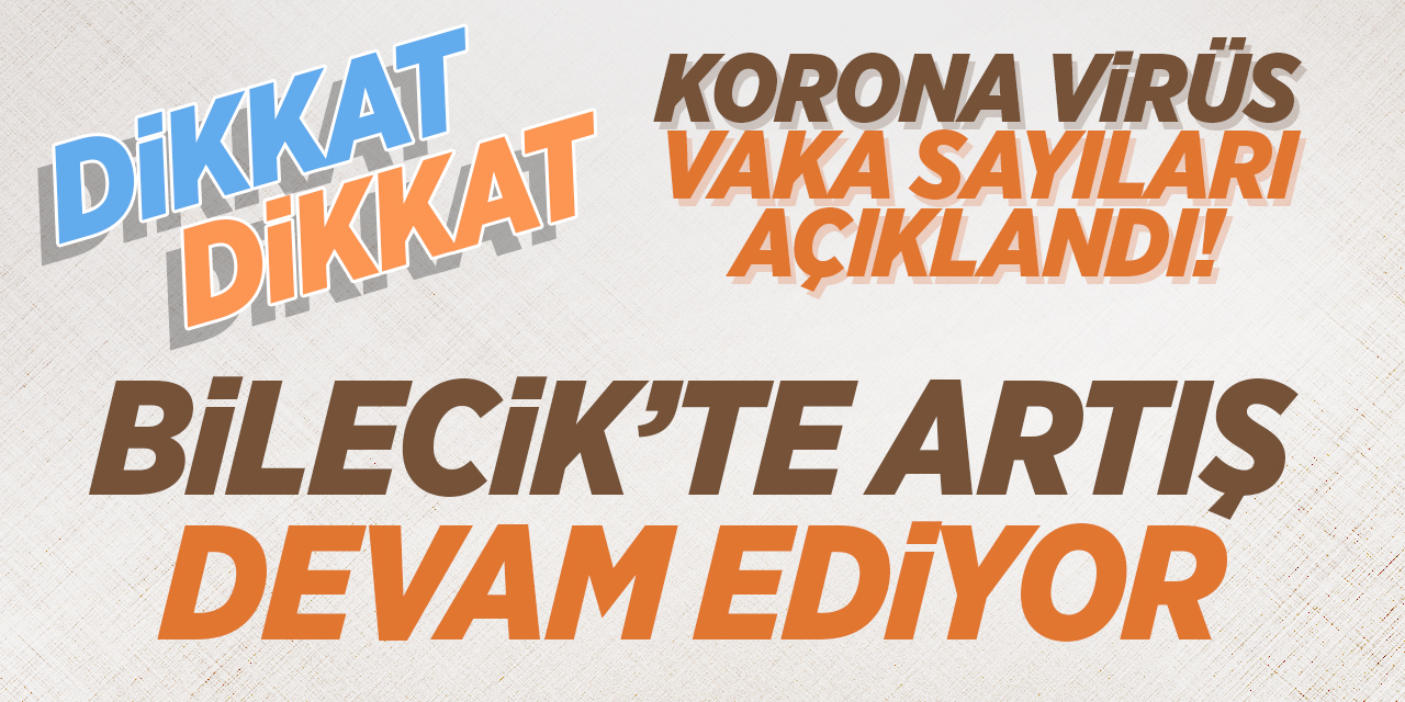 Bilecik'te artış devam ediyor!