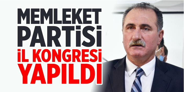 Memleket Partisi Bilecik İl Kongresi Yapıldı