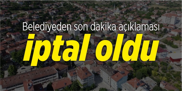 Gölpazarı panayırı iptal oldu