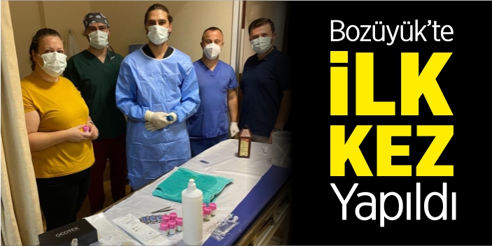 Bozüyük'te ilk kez yapıldı