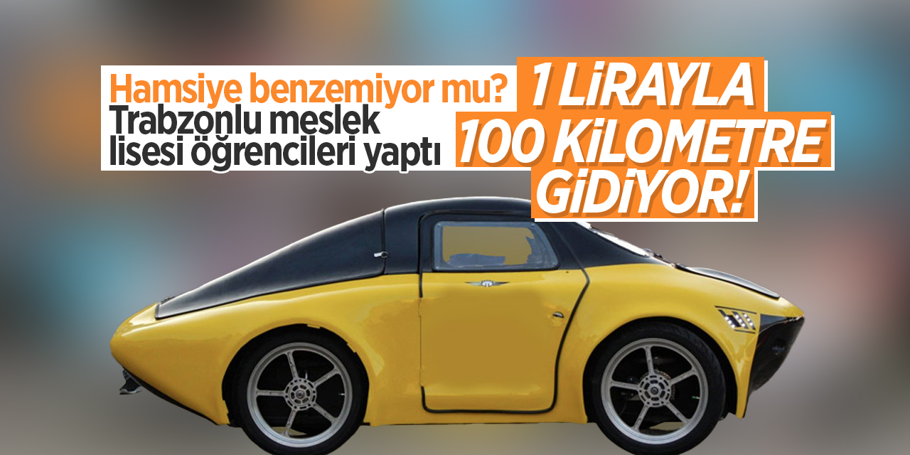 1 TL  ile 100 Kilometre giden araç yaptılar