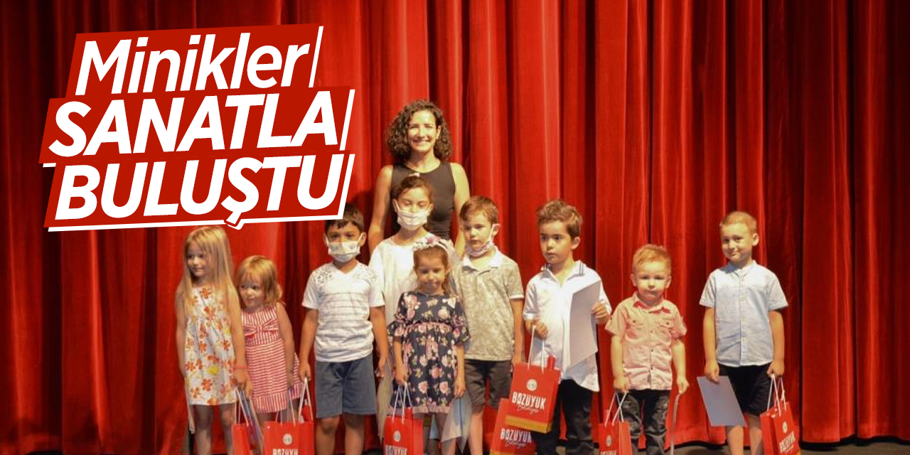 Minikler sanatla buluştu