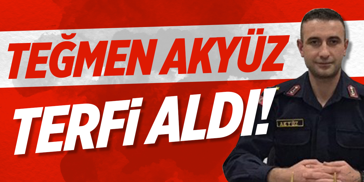 Teğmen Akyüz Terfi Aldı!