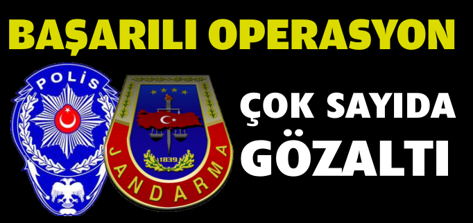 9 KİŞİ GÖZALTINA ALINDI