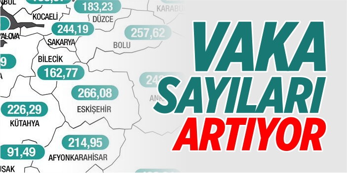 Vaka sayıları artıyor