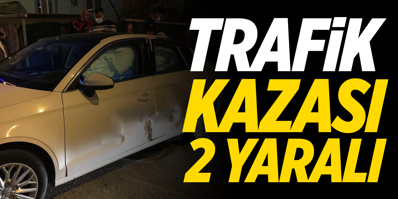 Bilecik'te Trafik Kazası 2 yaralı