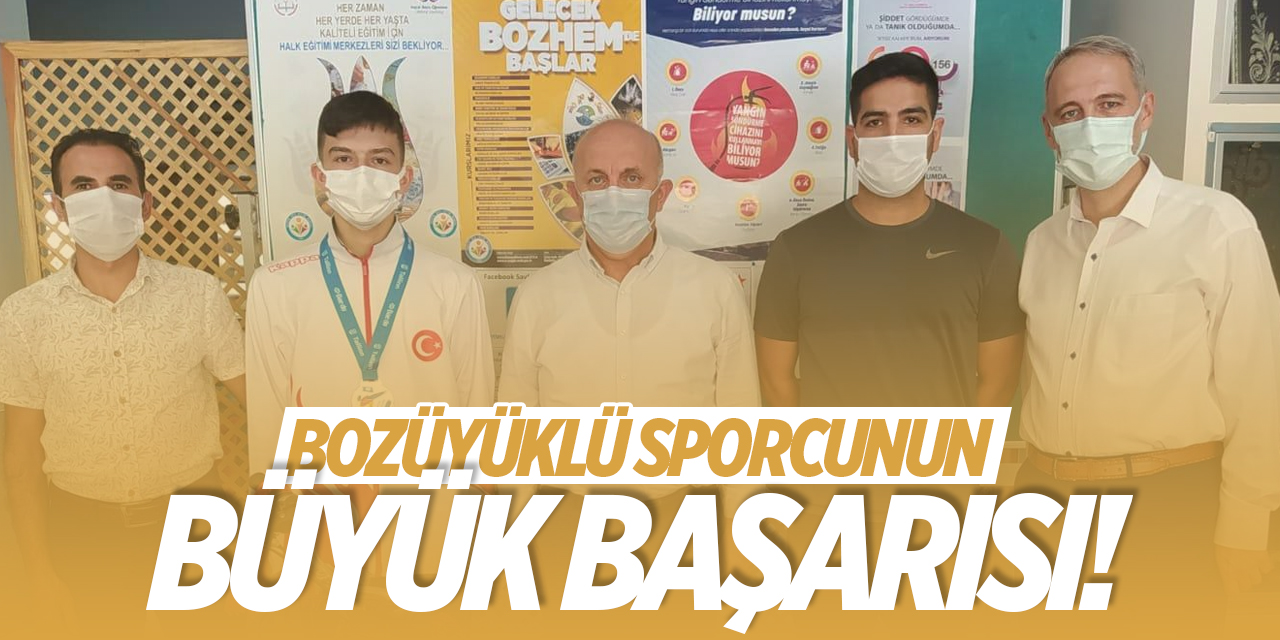 Bozüyüklü sporcunun büyük başarısı!