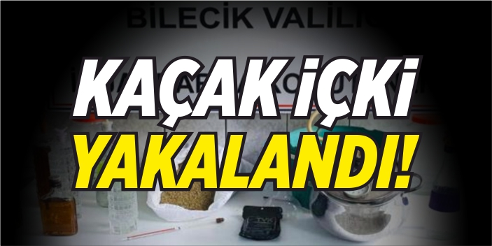 Kaçak içki yakalandı!