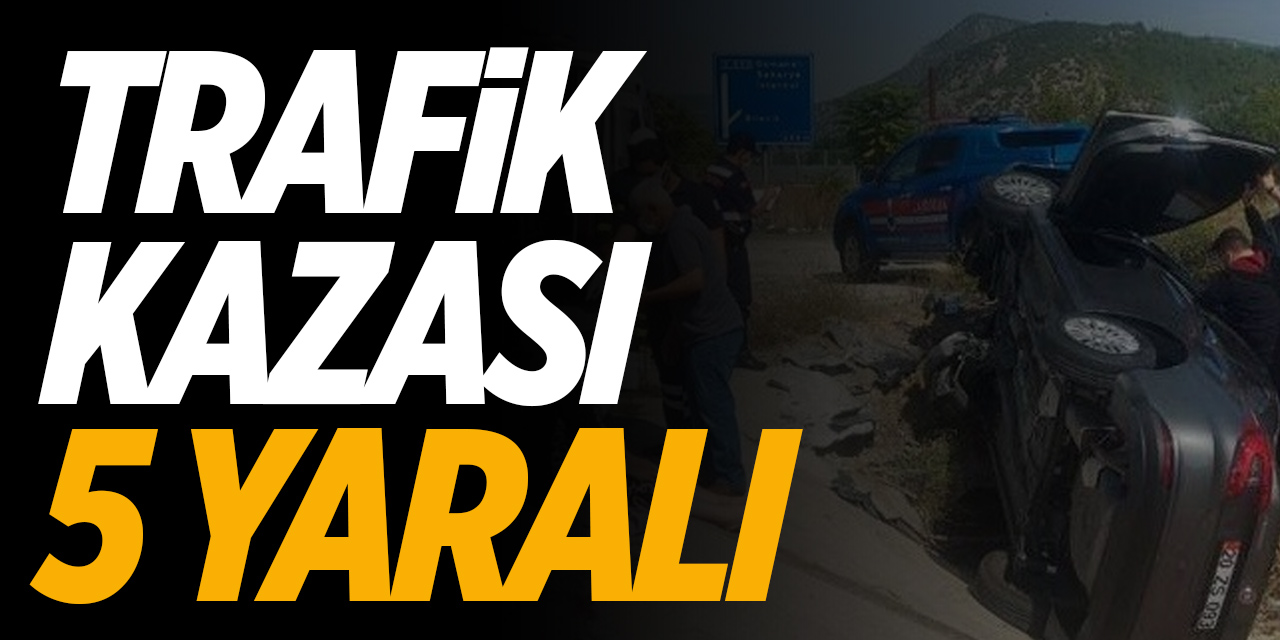 Trafik Kazası 5 Yaralı