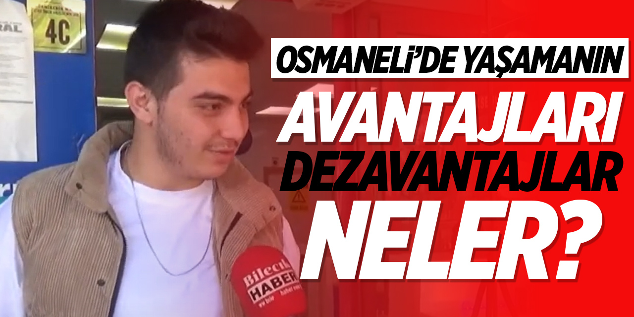 Osmaneli'de yaşamanın avantajları ve dezavantajları neler?