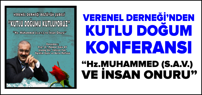 VERENEL DERNEĞİ’NDEN KUTLU DOĞUM KONFERANSI