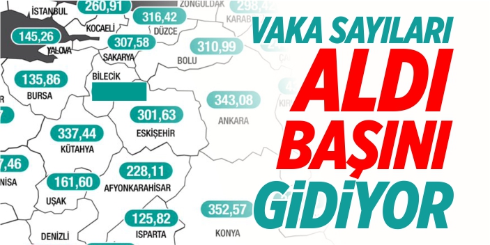 Vaka sayıları aldı başını gidiyor
