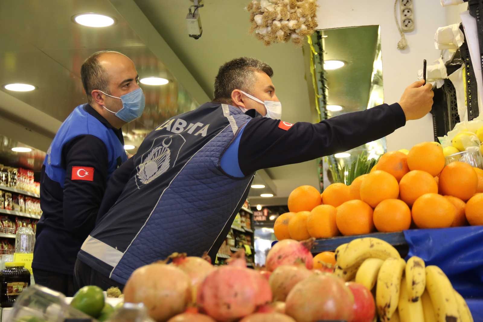 Zincir marketlere zabıtadan şok denetim