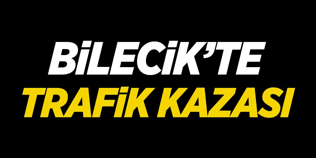 Bilecik’te trafik kazası; 1 kişi yaralandı