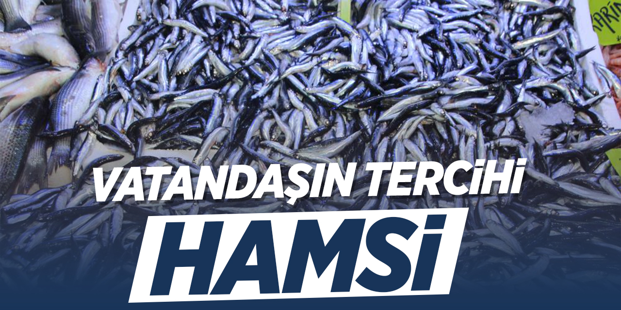 Vatandaşın tercihi hamsi!