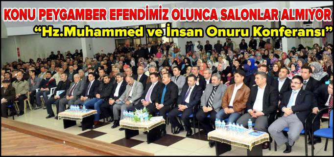 KONU PEYGAMBER EFENDİMİZ OLUNCA SALONLAR ALMIYOR
