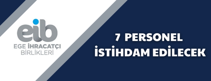 7 personel istihdam edilecek