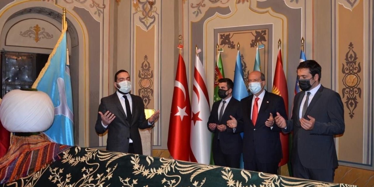 KKTC Cumhurbaşkanı Tatar’dan Ertuğrul Gazi Türbesi’ne ziyaret