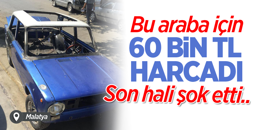 1974 model Murat 124 için 60 bin TL harcadı