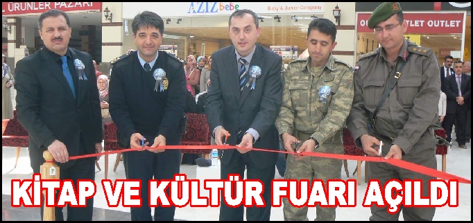KİTAP VE KÜLTÜR FUARI AÇILDI.