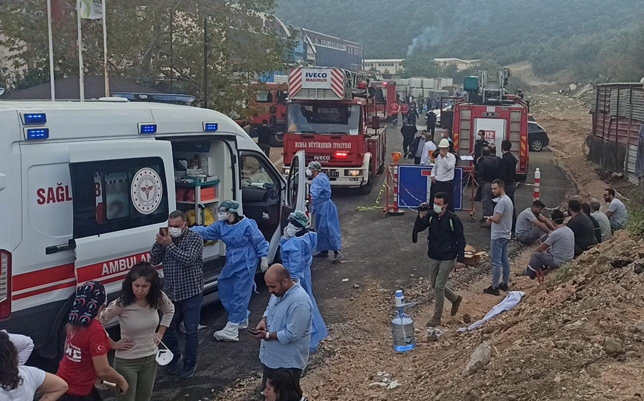 Bursa’da plastik fabrikasında patlama: 1 işçi öldü, 6 işçi yaralandı