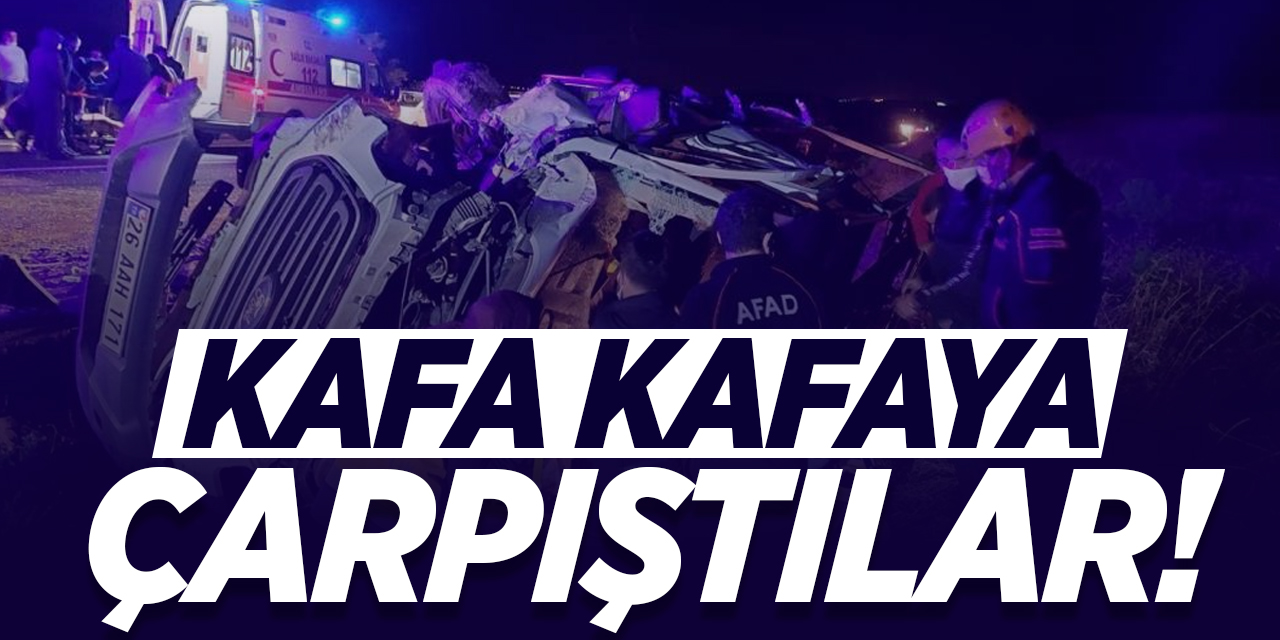 Kafa kafaya çarpıştılar!