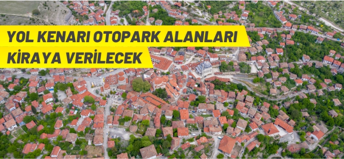 Otopark alanları kiraya verilecek