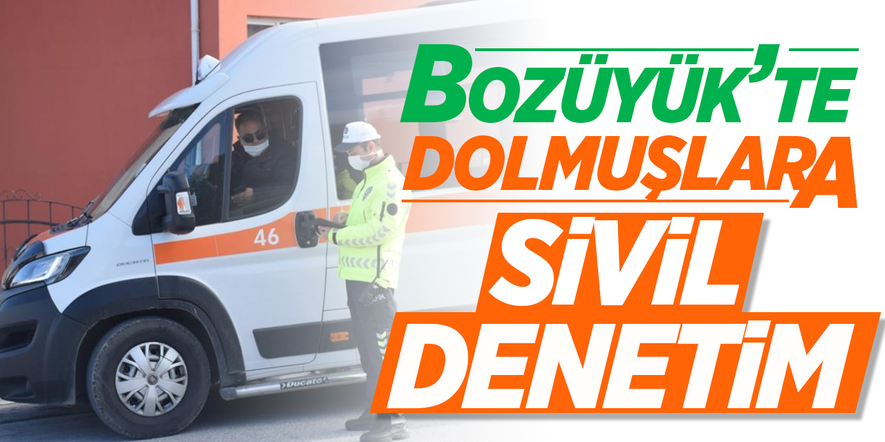 Bozüyük'te dolmuşlara sivil denetim