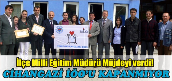 CİHANGAZİ İÖO ÖĞRENCİLERİNE EN GÜZEL KARNE HEDİYESİ OKULLARININ KAPANMAMASI OLDU