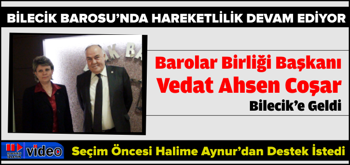 COŞAR,AYNUR’DAN DESTEK İSTEDİ