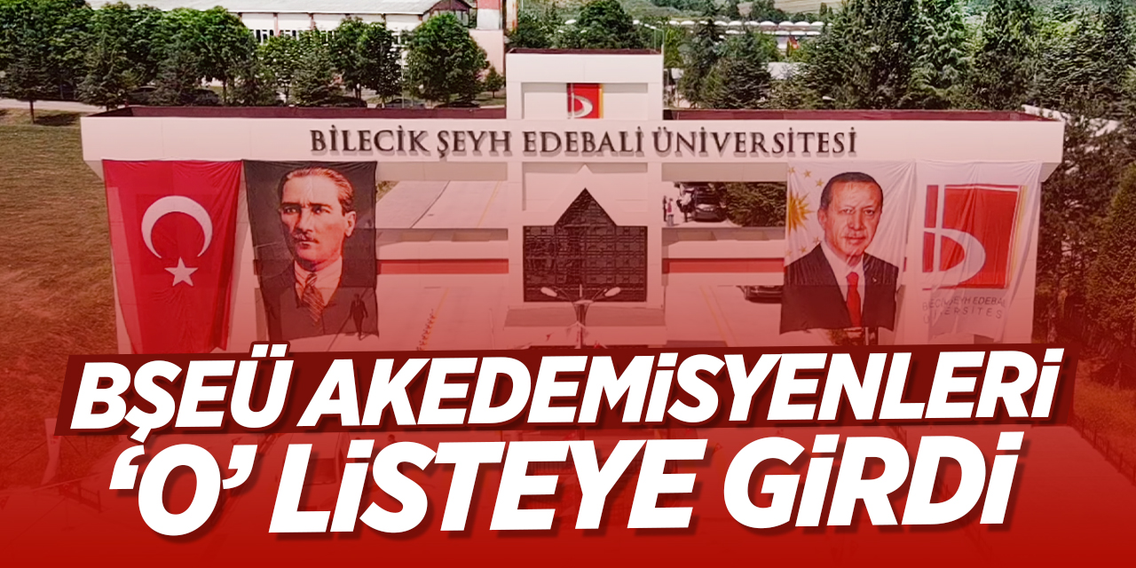 Bilecik Şeyh Edebali Üniversitesi Akademisyenleri 'Dünyanın En Etkili Bilim İnsanları' Listesinde