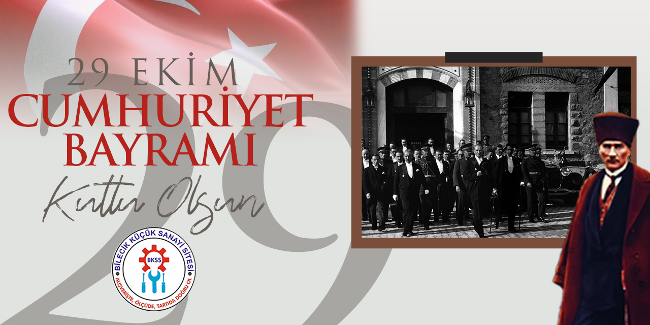 Küçük Sanayi Sitesi Yönetimi - 29 Ekim Kutlama İlanı