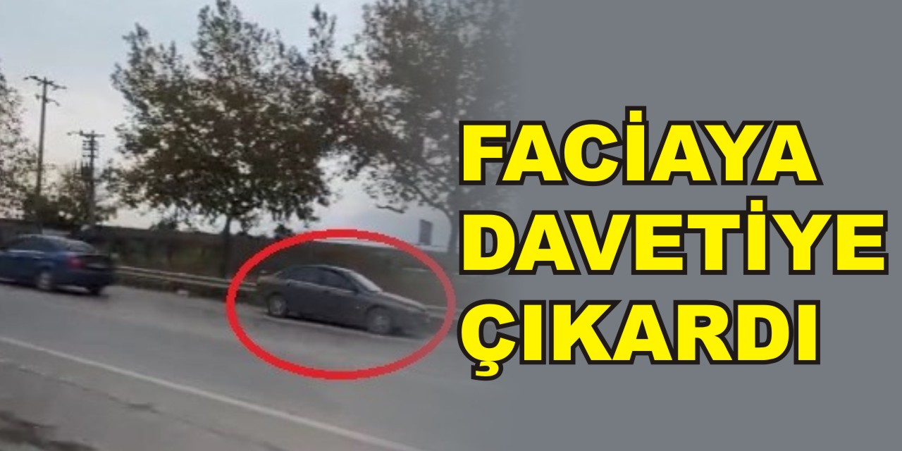 Bursa’da görülmemiş olay.. Şehirlerarası yolda tersten giderek faciaya davetiye çıkardı