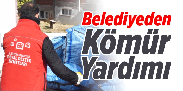 Belediyeden ihtiyaç sahibi ailelere kömür yardımı