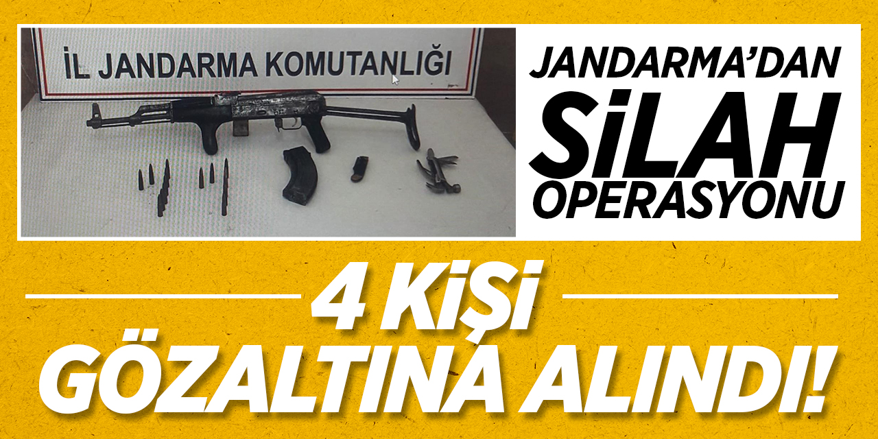 Bilecik Jandarma'dan silah operasyonu!