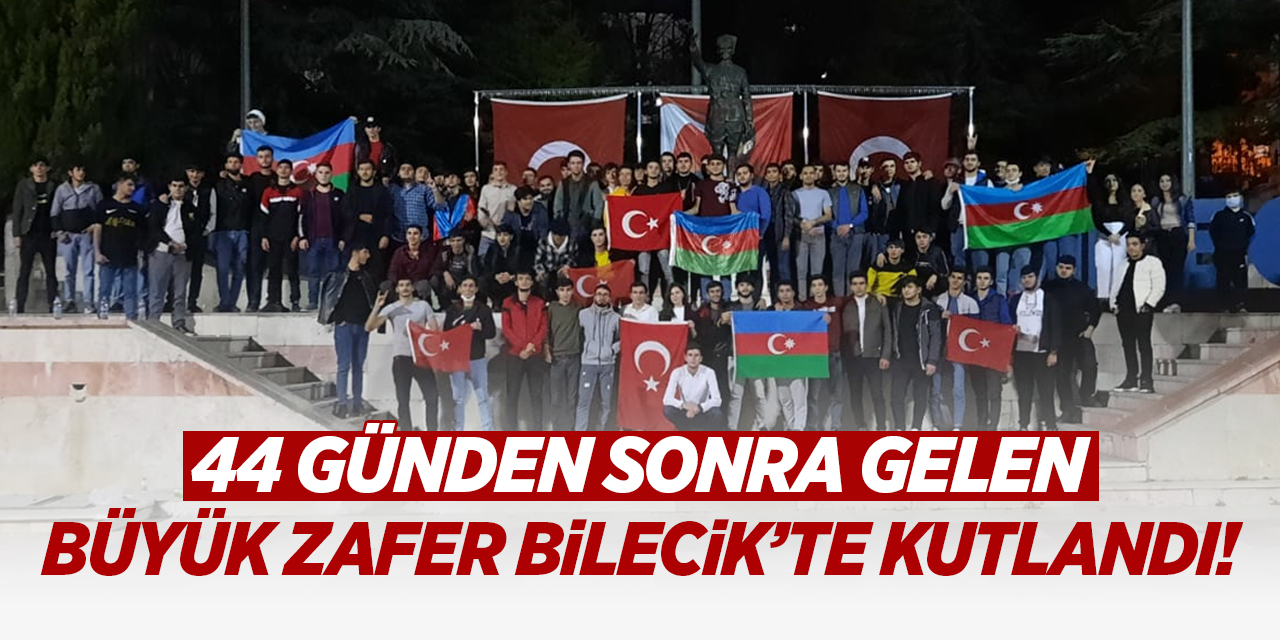 44 Günden Sonra Gelen Büyük Zafer Bilecik'te Kutlandı!