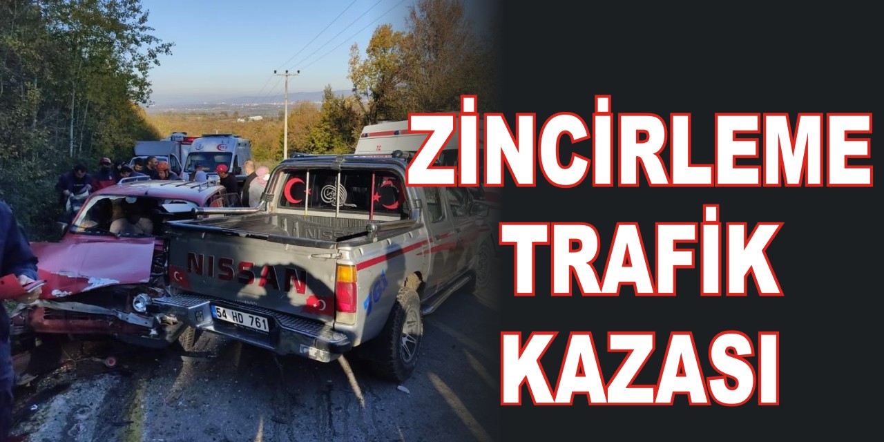 Zincirleme trafik kazası: 8 yaralı