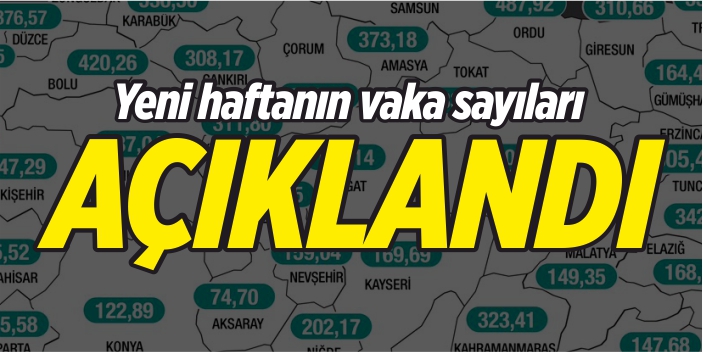 Vaka sayıları yine yüksek