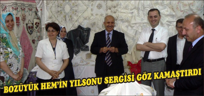 BOZÜYÜK HEM’İN YILSONU SERGİSİ GÖZ KAMAŞTIRDI