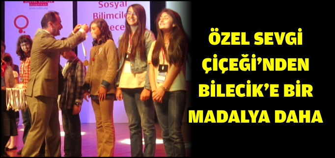 SEVGİ ÇİÇEĞİ’NDEN BİR MADALYA DAHA