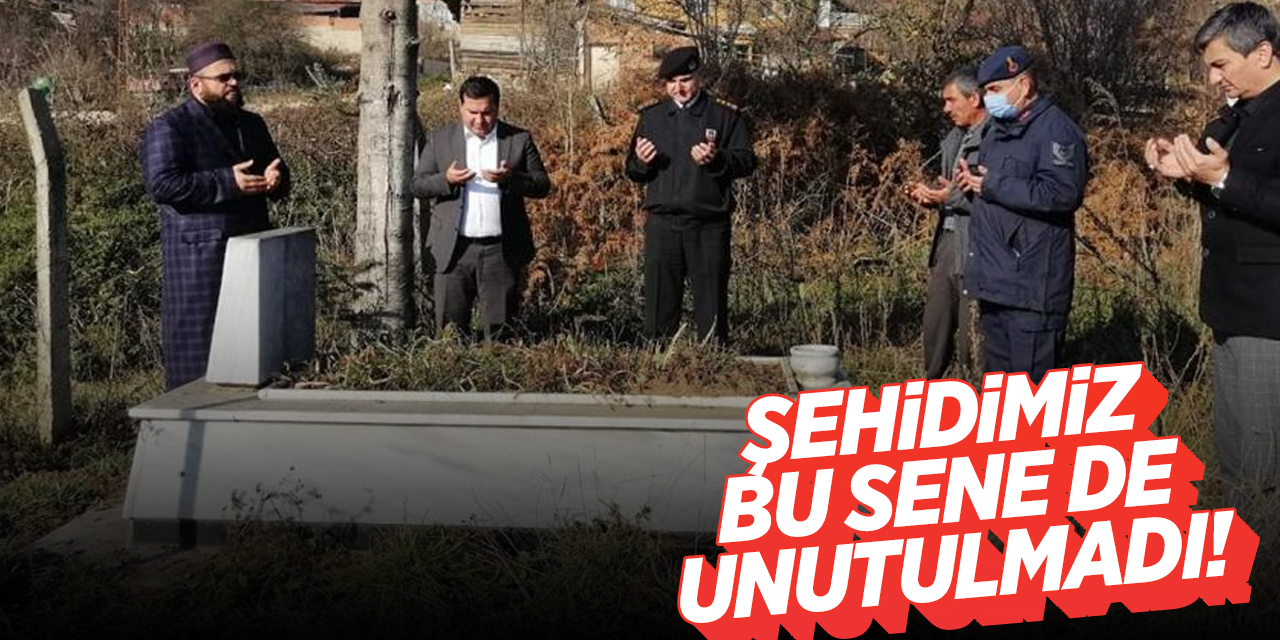 Şehidimiz bu sene de unutulmadı!