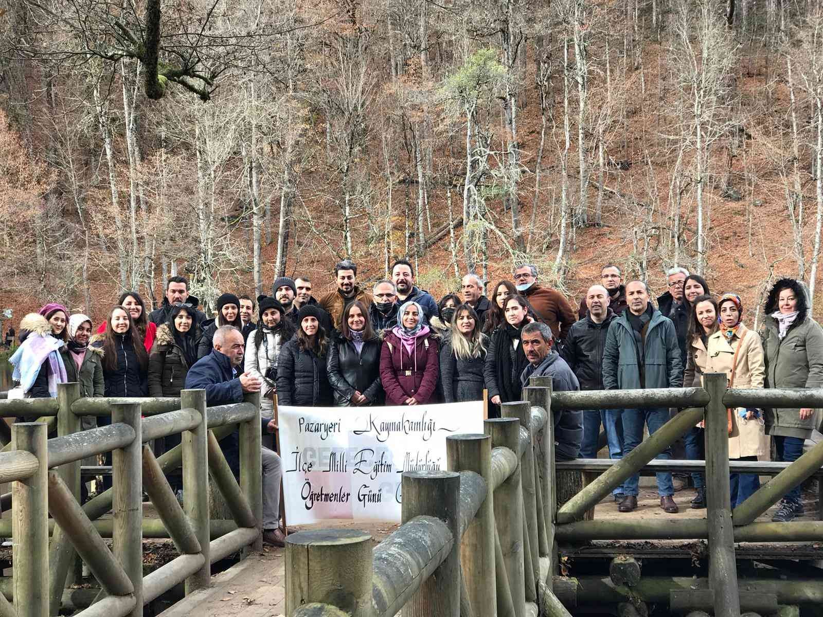 Yedigöller Milli Parkı gezisi renkli görüntülere sahne oldu