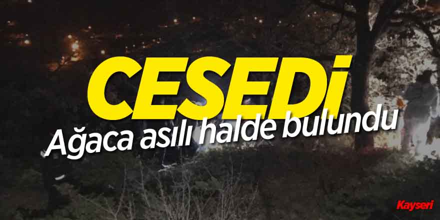 Cesedi ağaca asılı halde bulundu