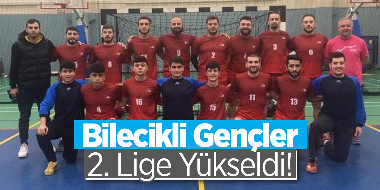 Bilecikli gençler 2. lige yükseldi